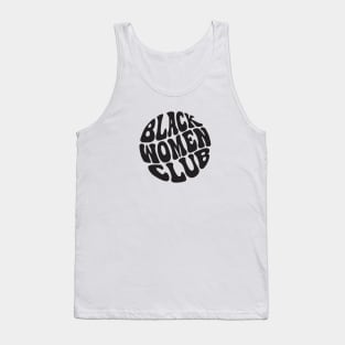 Black Women Club Tank Top